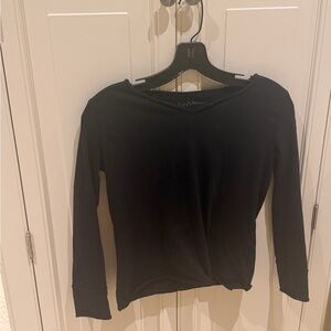 Zadig & Voltaire Classic Black Long Sleeve Tee